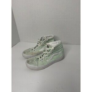 Vans Athletic Unisex Size M 6.5 W 8 Sneakers Green Of The Wall Sk8 High Shoes